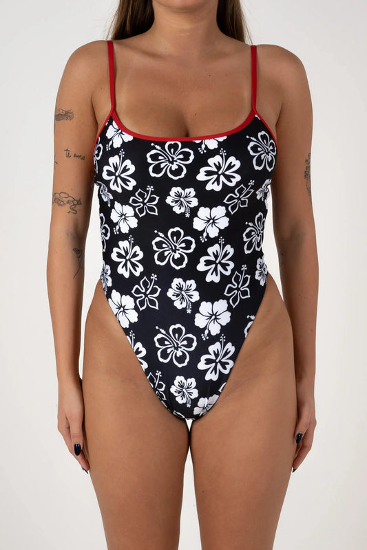 HellaCute One Piece | Aloha Black