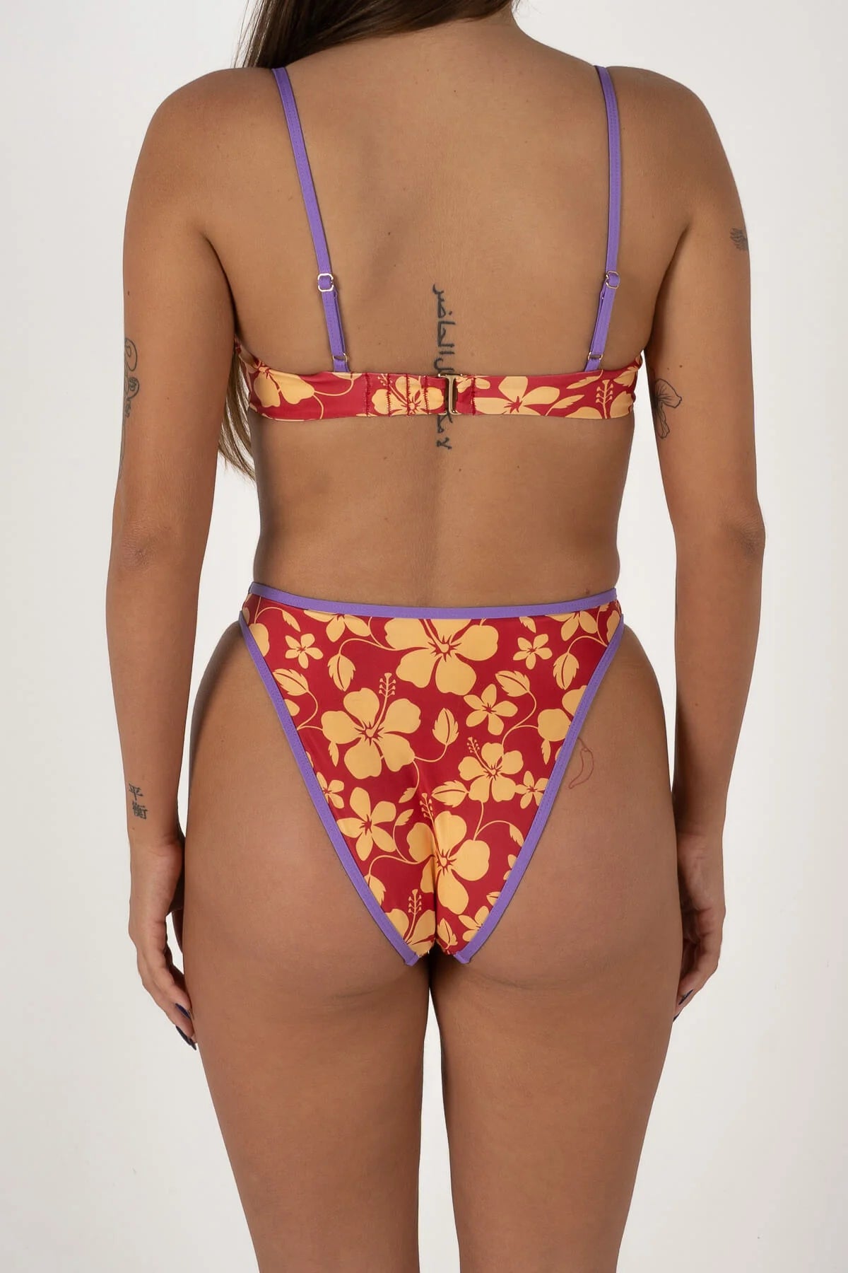 GoodLuck Bikini Bottoms | Aloha Red